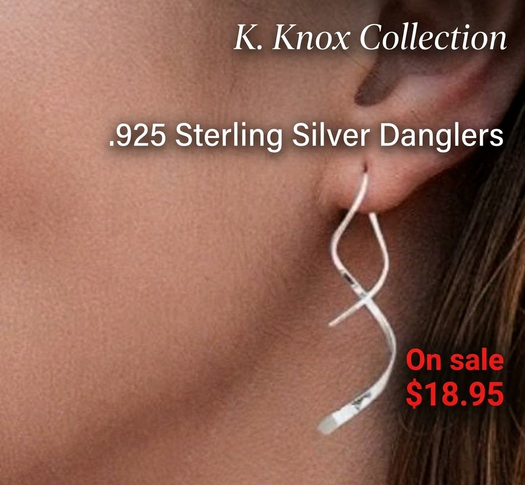 .925 Sterling Silver Danglers